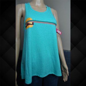 Xhilaration Aqua Sleepwear Tank Top X-Small